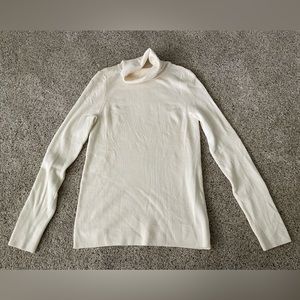 Athleta Ivory Futures Turtleneck sweater XS